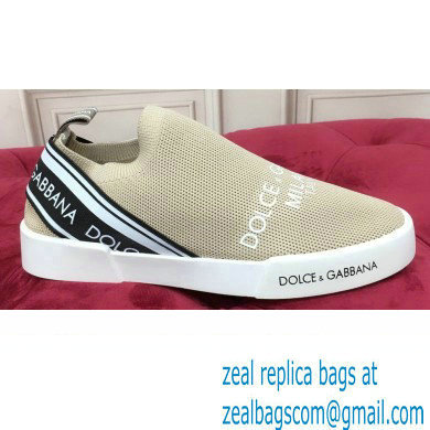 Dolce  &  Gabbana Slip On Sneakers with Logo 05 2021